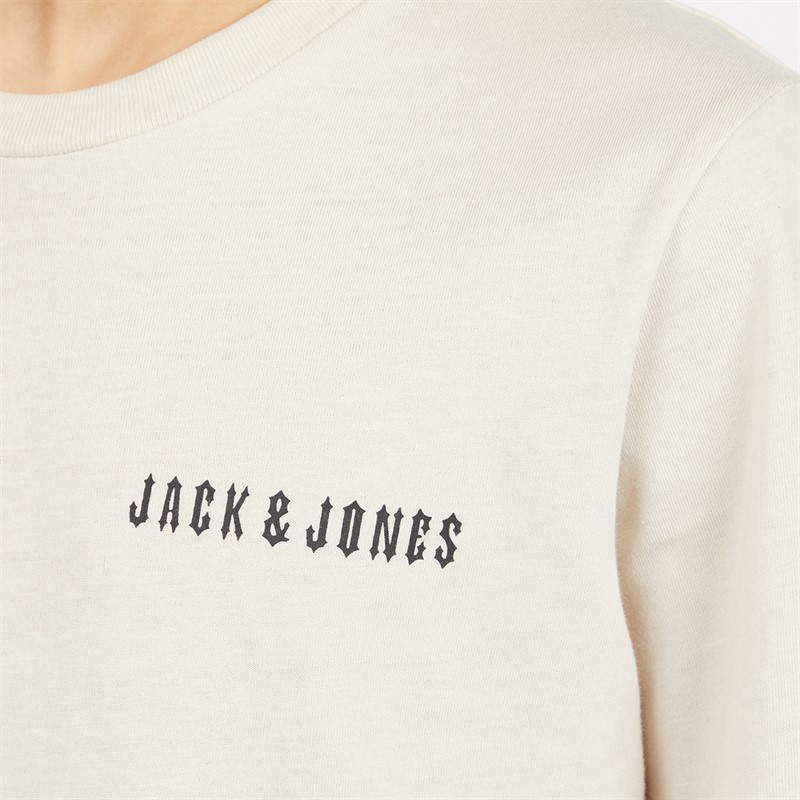 JACK AND JONES Boys Kai T-Shirt And Shorts Set Moonbeam