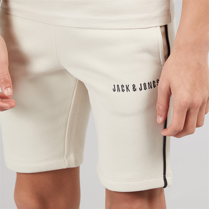 JACK & JONES Boys Kai T-Shirt And Shorts Set Moonbeam