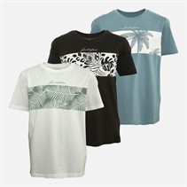 JACK AND JONES Jungen Floral T-Shirts Mehrfarbig