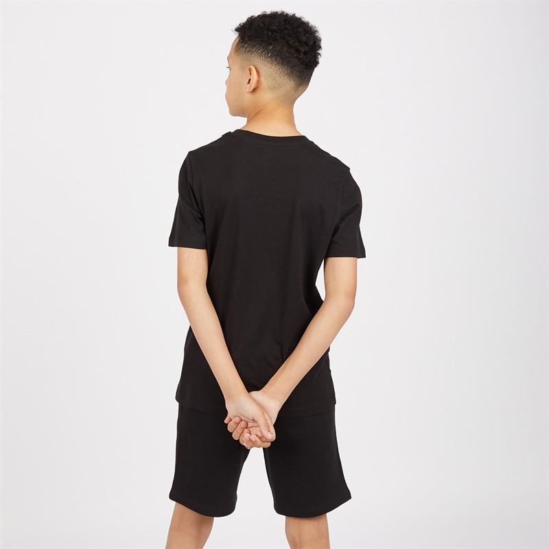 JACK & JONES Boys Jax Blocking T-Shirt And Shorts Set Black