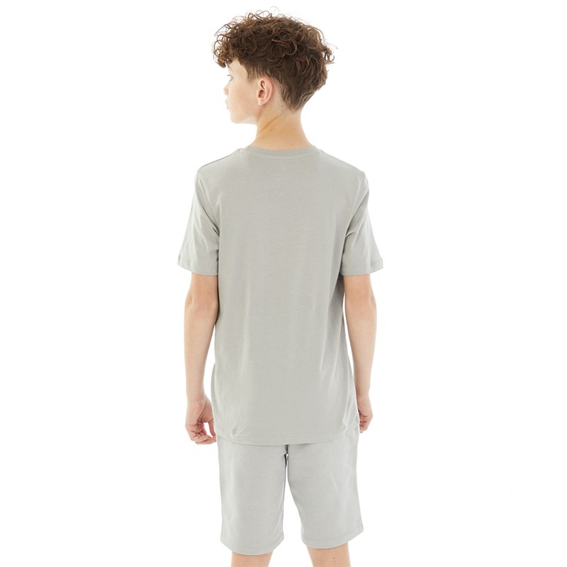 JACK & JONES Boys Harry T-Shirt And Shorts Set Alloy