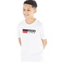 JACK AND JONES Drenge Corp Logo T-shirts Hvid
