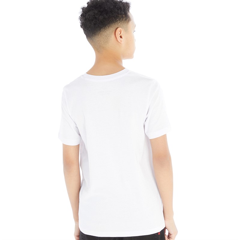JACK AND JONES Drenge Corp Logo T-shirts Hvid
