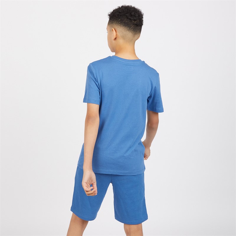 JACK & JONES Boys Kai T-Shirt And Shorts Set Bright Cobalt