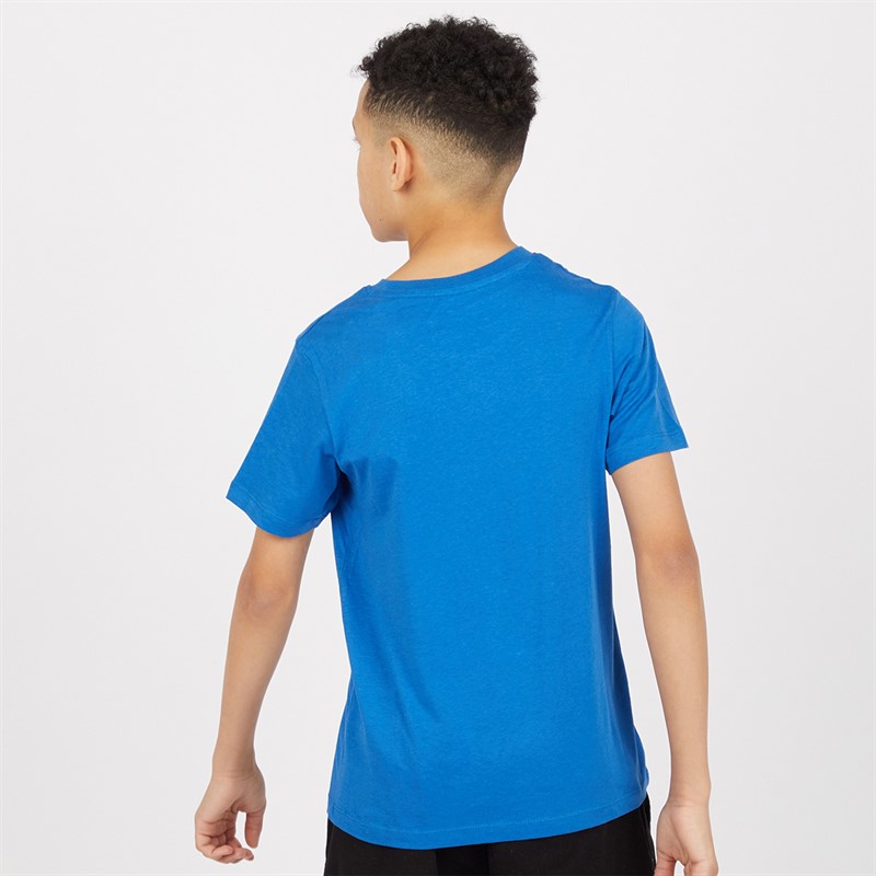 JACK AND JONES Boys Corp Logo T-Shirt Classic Blue