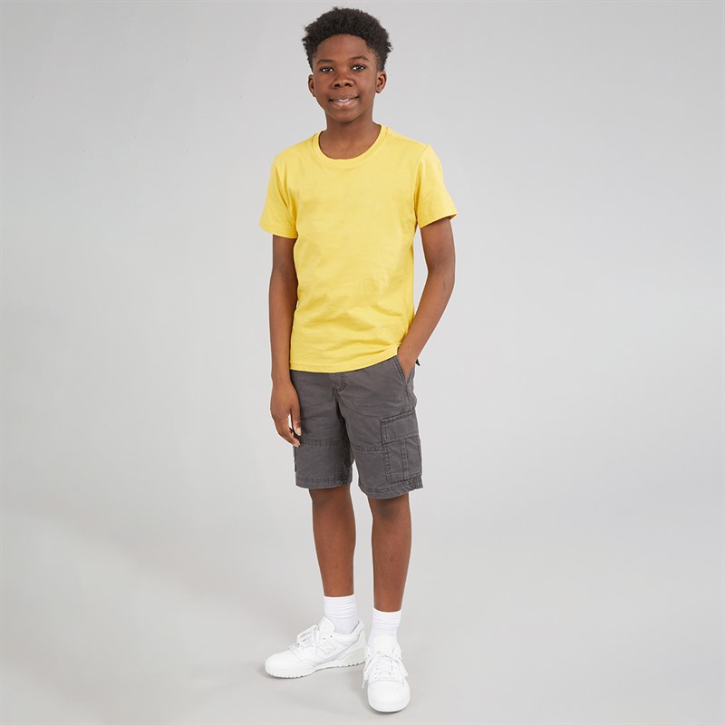 JACK & JONES Boys Zeus Cargo Shorts Asphalt