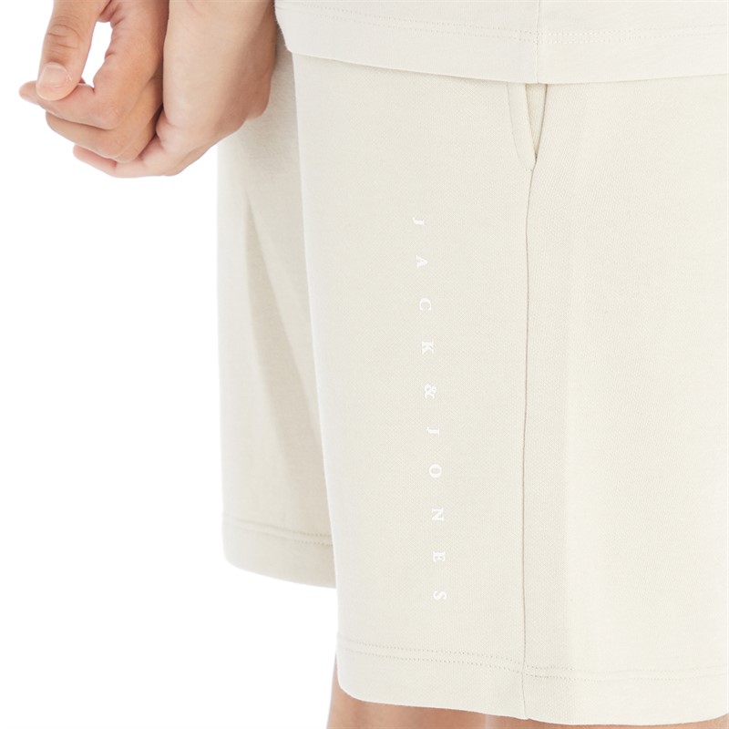 JACK AND JONES Boys Font T-Shirt And Shorts Set Moonbeam