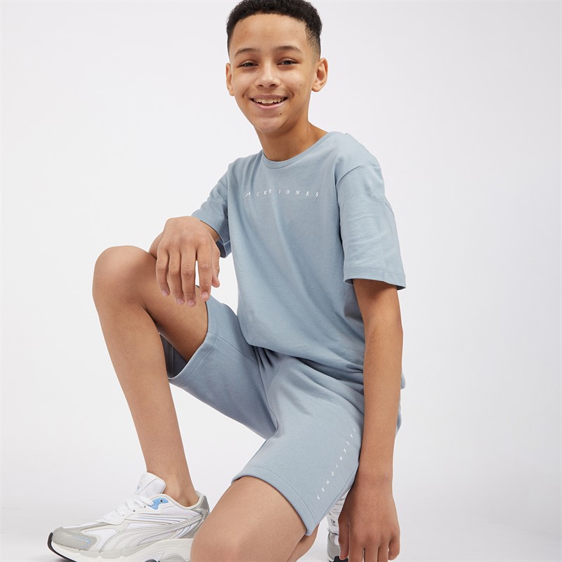 JACK & JONES Drenge Font Sæt Blå - Størrelse 128.0