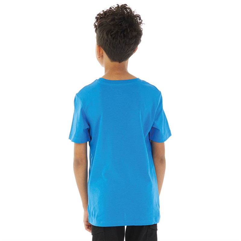 JACK AND JONES Boys Logo T-Shirt French Blue