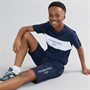 JACK & JONES Drengenes Chester T-shirt og Shorts Sæt Blå Blazer/Hvid