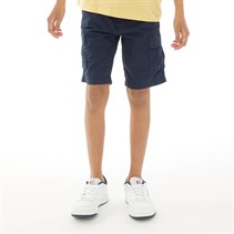 JACK & JONES Chłopięce Zeus Szorty Bojówki Niebieski