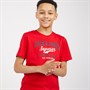JACK AND JONES Drenge Logo T-shirts Rød