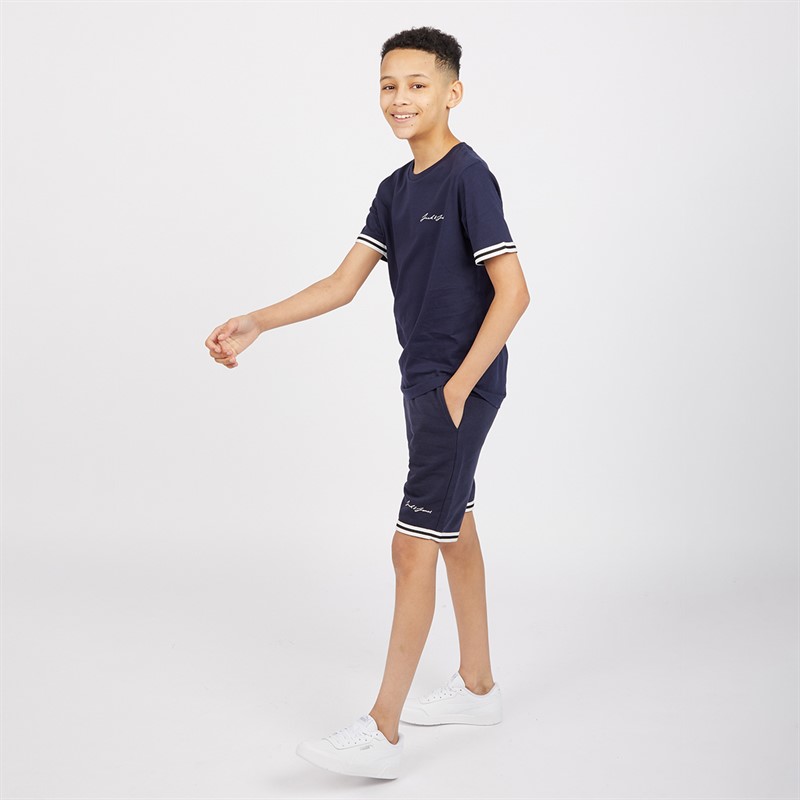 JACK & JONES Jongens Jaxon Set Blauw