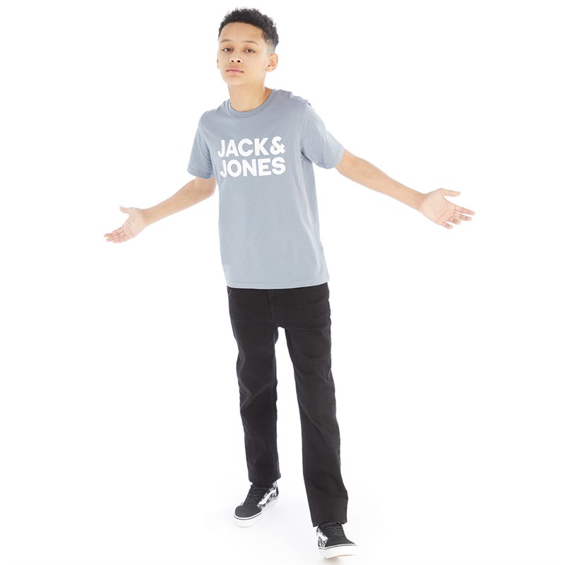JACK AND JONES Jungen Corp Logo T-Shirts Blau