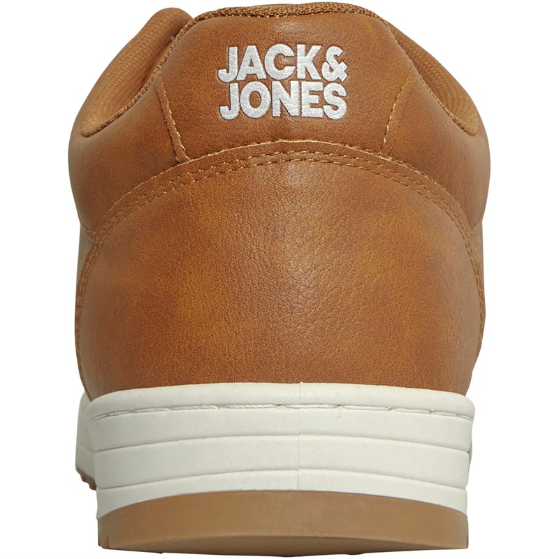 JACK & JONES Heren Piers Sneakers Cognac