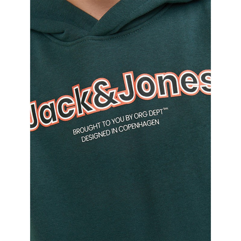 JACK AND JONES Sweats à Capuche Lakewood Garçon Vert Jade