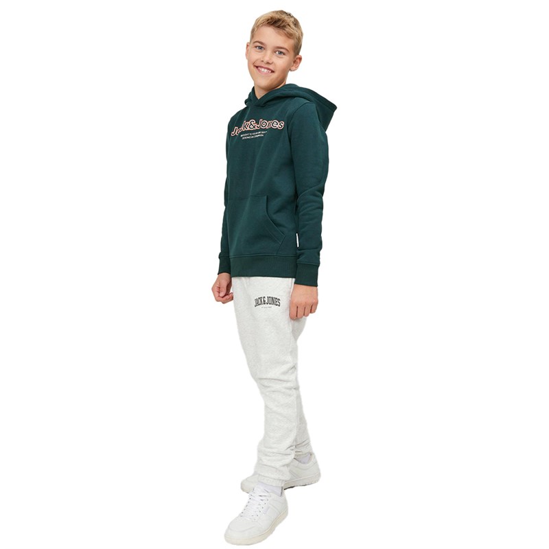 JACK AND JONES Sweats à Capuche Lakewood Garçon Vert Jade