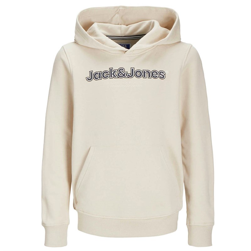 JACK AND JONES Drenge Lakewood Hættetrøjer Ecru