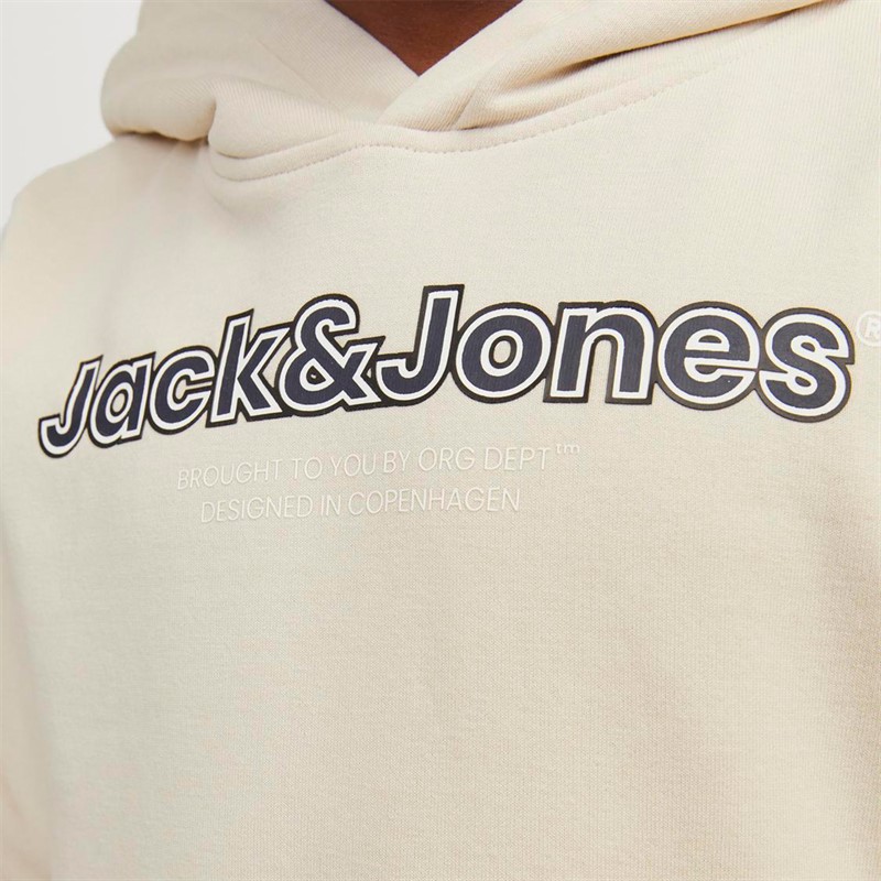 JACK AND JONES Drenge Lakewood Hættetrøjer Ecru