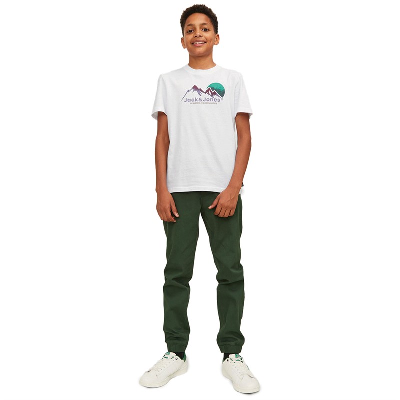 JACK AND JONES T-Shirts Silverlake Garçon Blanc