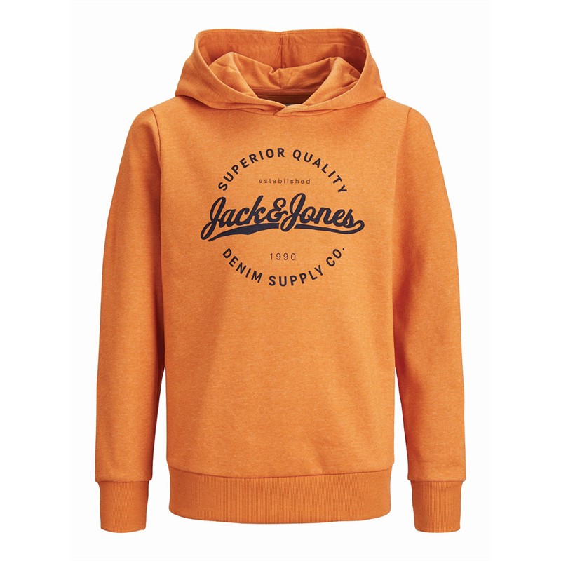 JACK AND JONES Drenge Stanli Hættetrøjer Orange