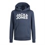 JACK AND JONES Drenge Logo Hættetrøjer Blå