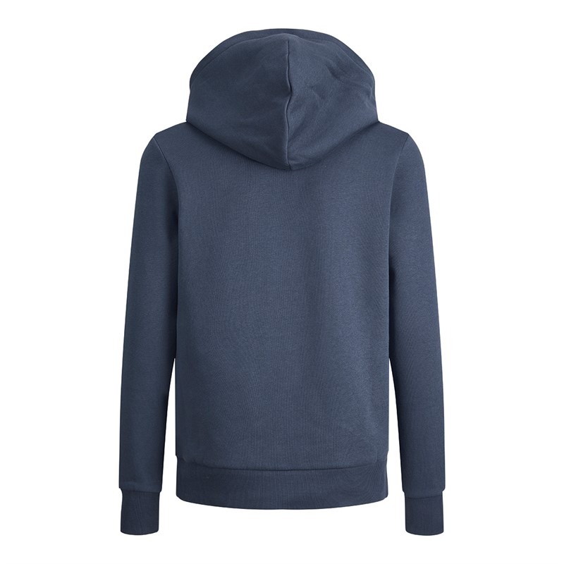 JACK AND JONES Drenge Logo Hættetrøjer Blå