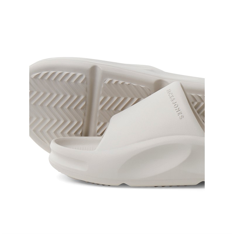 JACK AND JONES Heren Bronx Slippers Ecru