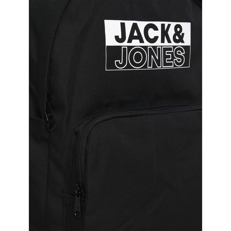 JACK AND JONES Mens DNA Backpack Black