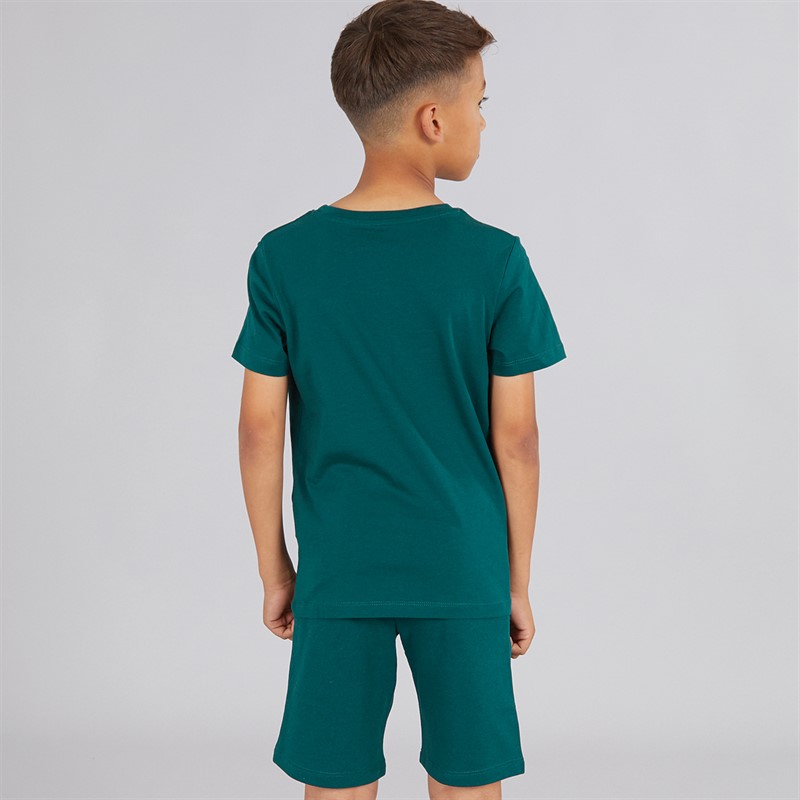 JACK & JONES Ensemble T-shirt et short tendance Garçon Bleu sarcelle