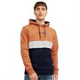 JACK AND JONES Heren Reid Blocking Hoodies Oranje