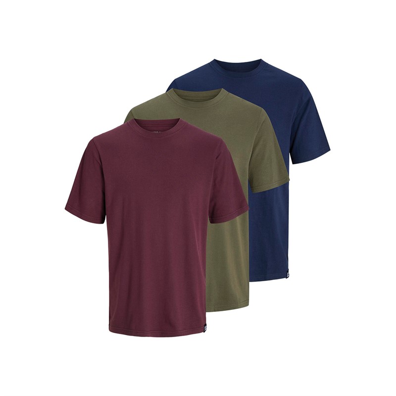 JACK AND JONES Męskie Solid T-shirty Multis