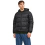JACK & JONES Herren Toby Kapuzen-Daunenjacke Schwarz