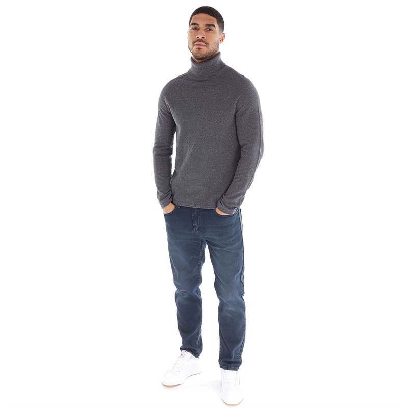 Dark grey jumper mens top