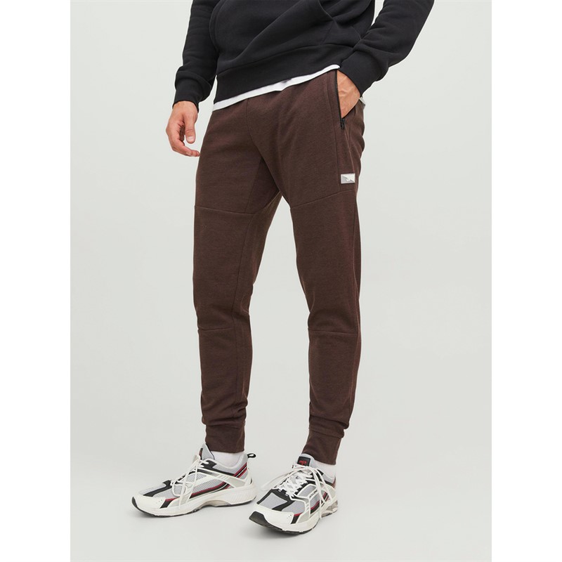 JACK AND JONES Pantalons de Jogging Twill Air Homme Marron