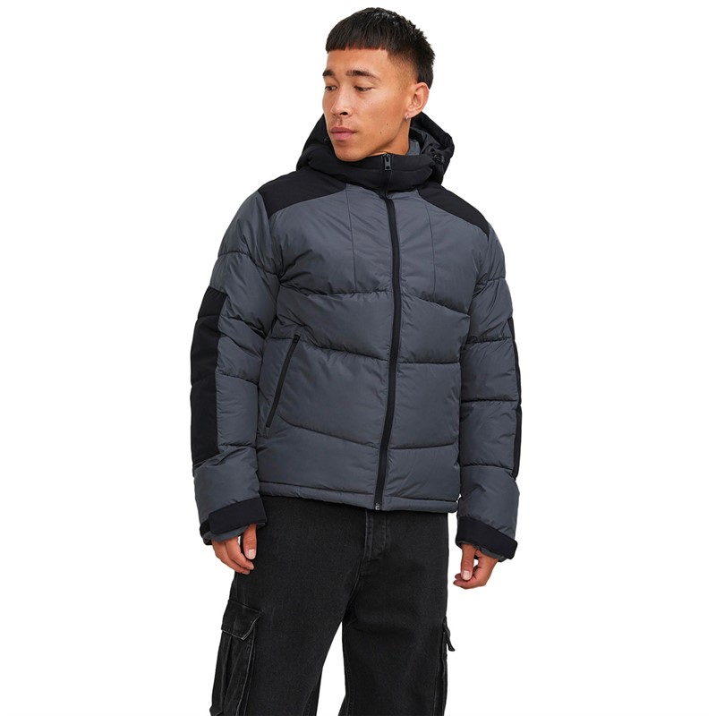 JACK AND JONES Kurtka puchowa Otis dla niego kolor asfalt