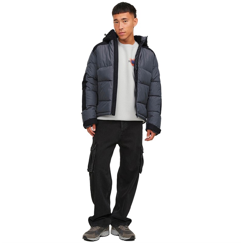 JACK AND JONES Kurtka puchowa Otis dla niego kolor asfalt