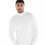 JACK AND JONES Mens Basic Mock Neck Knitted Jumper Cloud Dancer