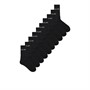 JACK AND JONES Mens Ten Pack Logo Crew Socks Black