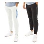 JACK & JONES Pantalons de jogging Gordon Alvis 2  pièces Homme Noir/Blanc Chiné