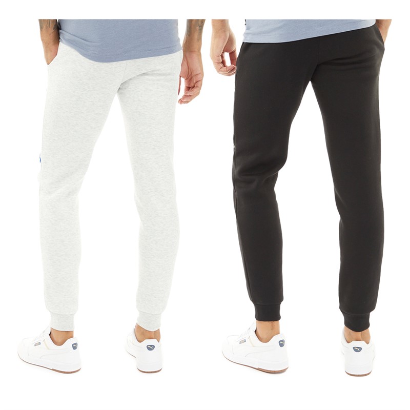 JACK & JONES Pantalons de jogging Gordon Alvis 2  pièces Homme Noir/Blanc Chiné