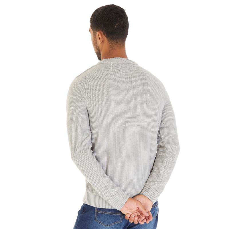 JACK & JONES Sweter Roy dla niego kolor jasnoszary