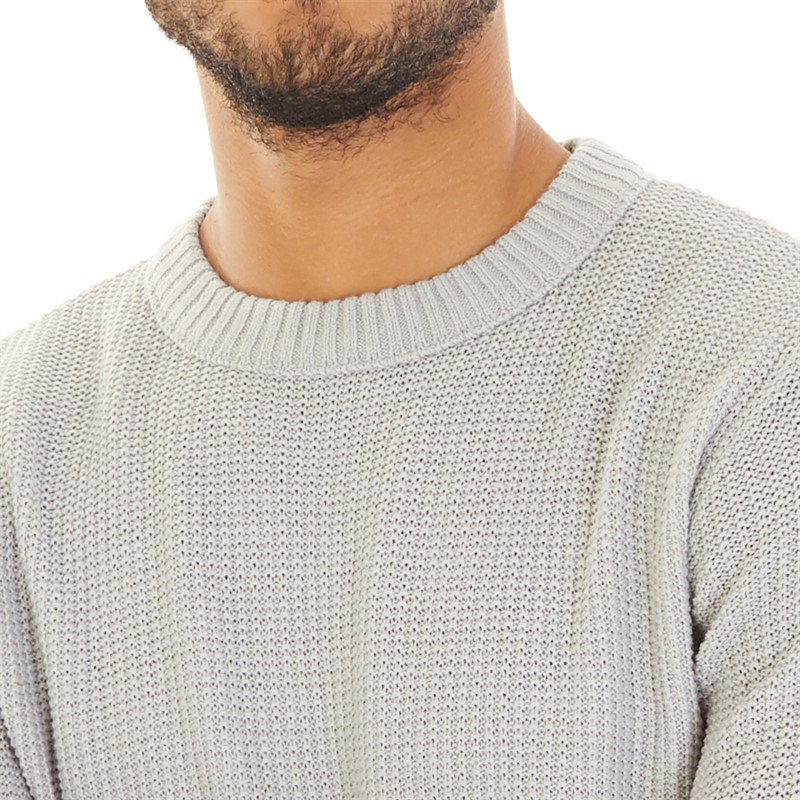 JACK & JONES Sweter Roy dla niego kolor jasnoszary