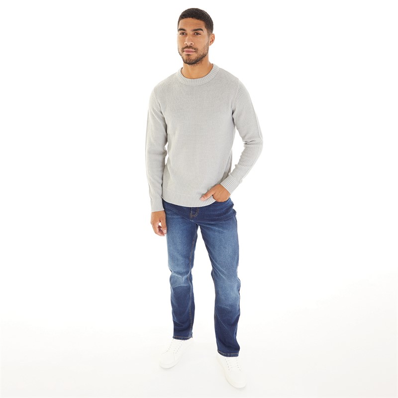 JACK & JONES Sweter Roy dla niego kolor jasnoszary