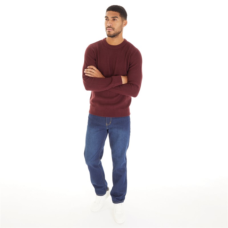 JACK & JONES Roy sweter dla niego kolor Port