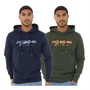 JACK & JONES Herre Halvis Topakker Hoodies Kombu Grøn/Marineblå Blazer