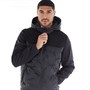 JACK AND JONES Mens Quilted Jacket Black