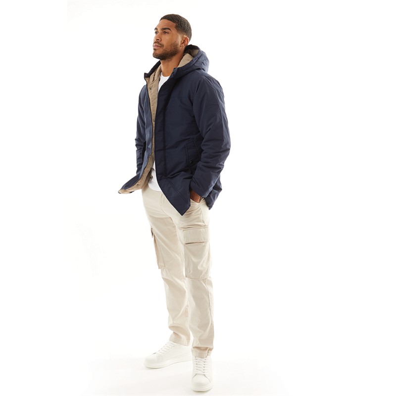 JACK & JONES Herren Kyle Parka Marineblazer