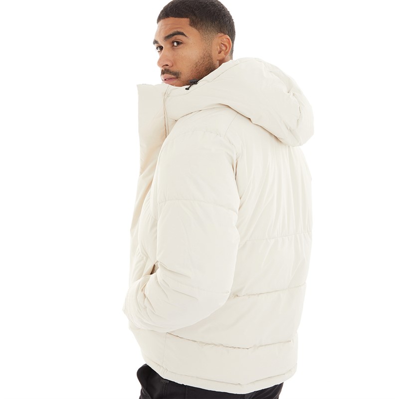 JACK & JONES Herre Otis hættepufferjakke Måneskin