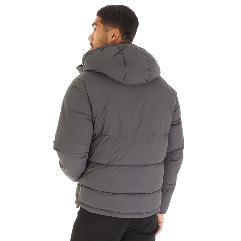 JACK AND JONES Veste Matelassée à Capuche Otis Homme Asphalte